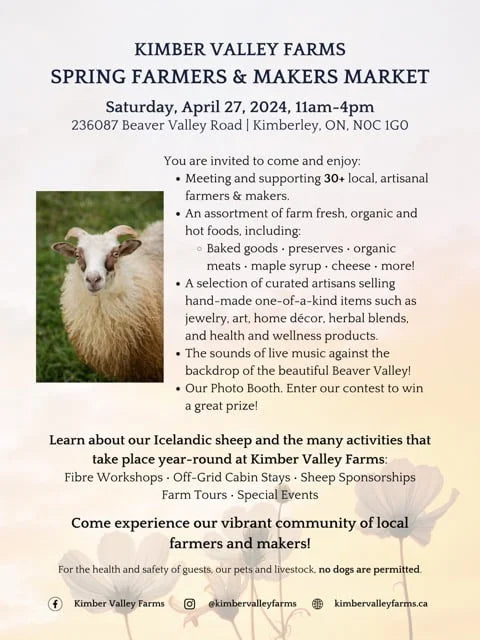 Kimber Valley Farms Spring Farmers & Makers Market