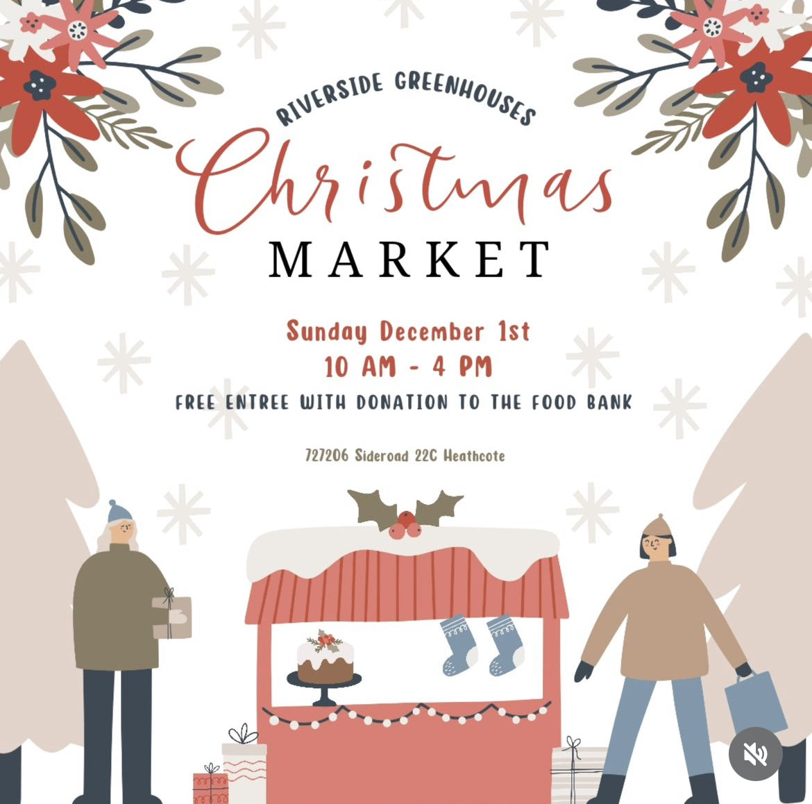 Riverside Greenhouses Christmas Market - Dec. 1st