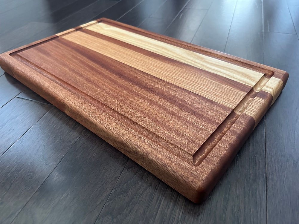 Exotic African Sapele Cutting Board - CUB-F002