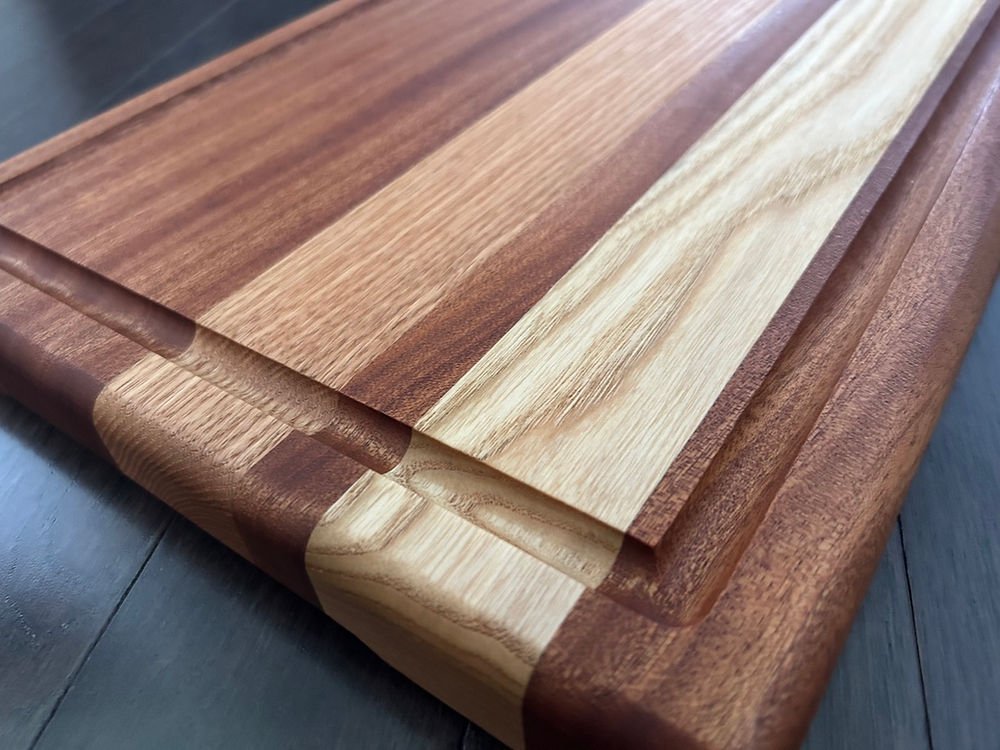 Exotic African Sapele Cutting Board - CUB-F002
