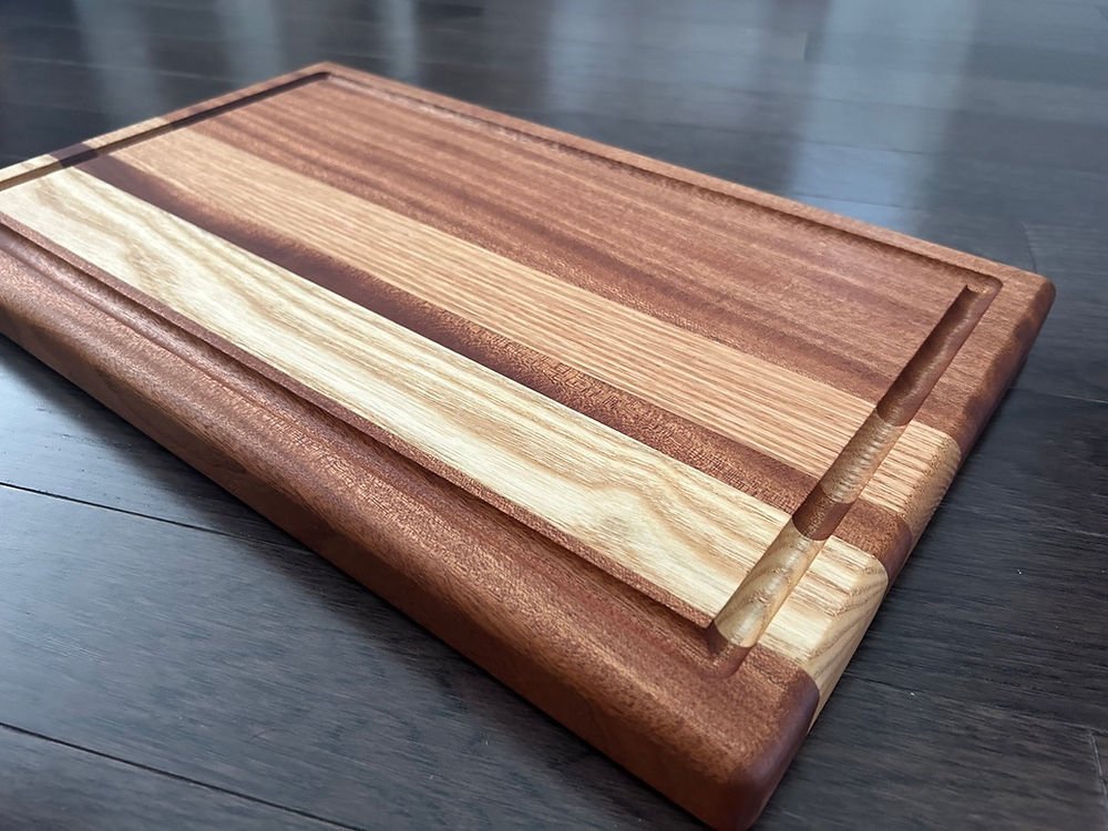 Exotic African Sapele Cutting Board - CUB-F002