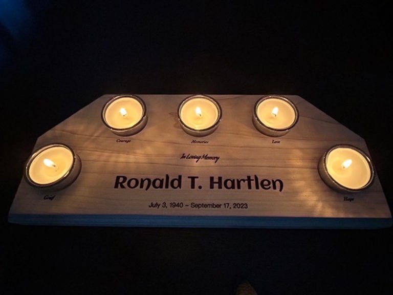 Illuminated Remembrance Board