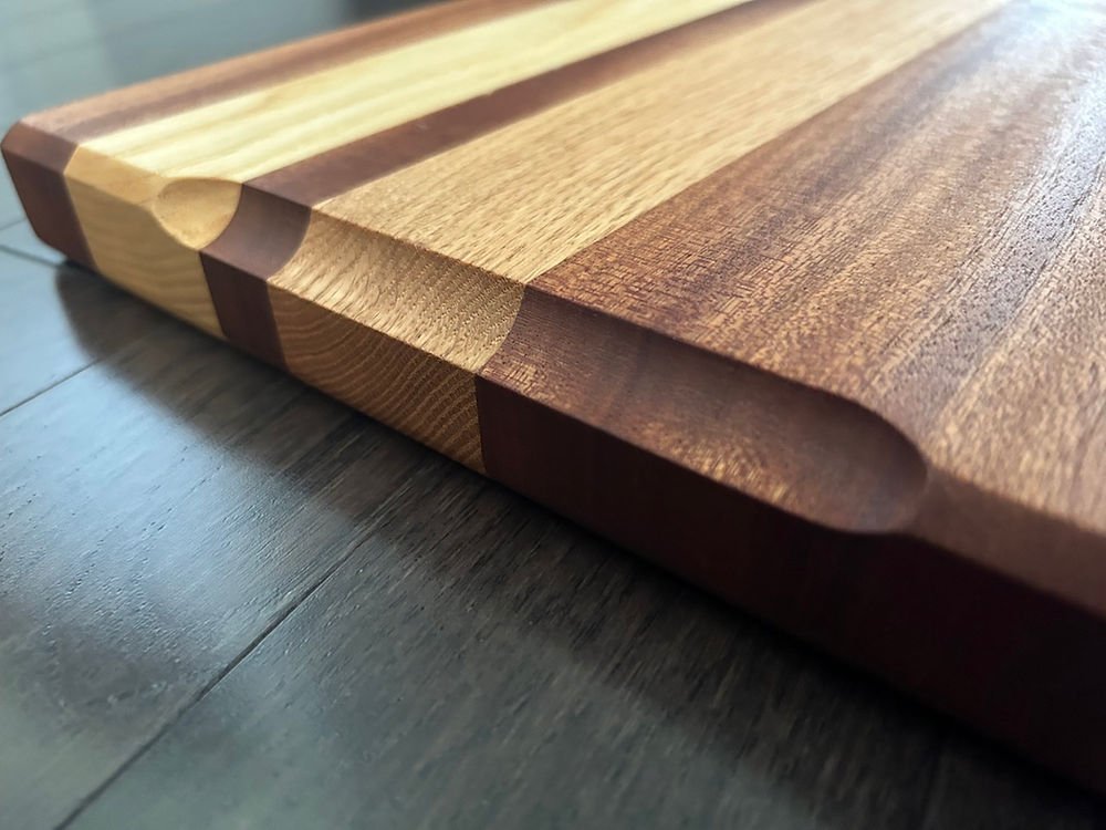 Exotic African Sapele Cutting Board - CUB-F002