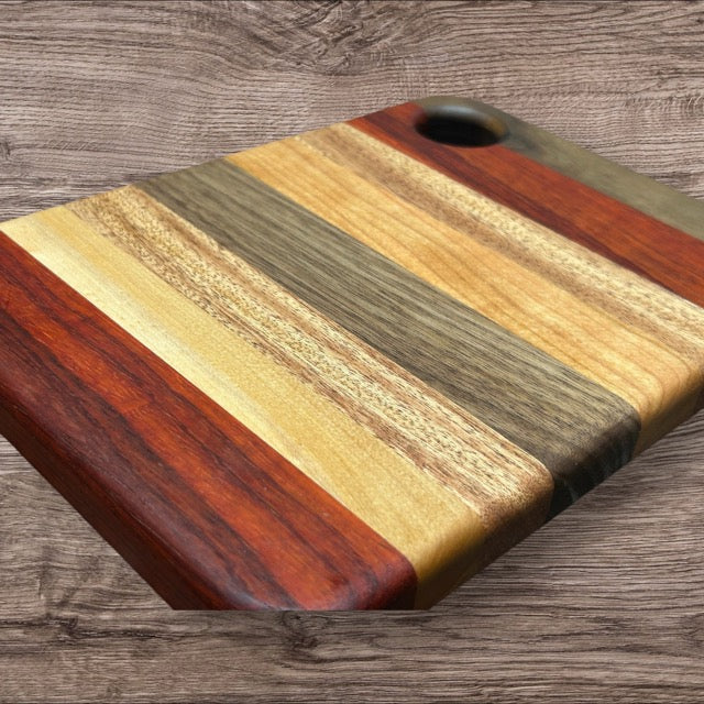 Exotic Hardwood Cutting Board - CUB-SQ009