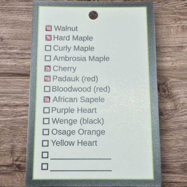 Exotic Hardwood Cutting Board - CUB-SQ0017