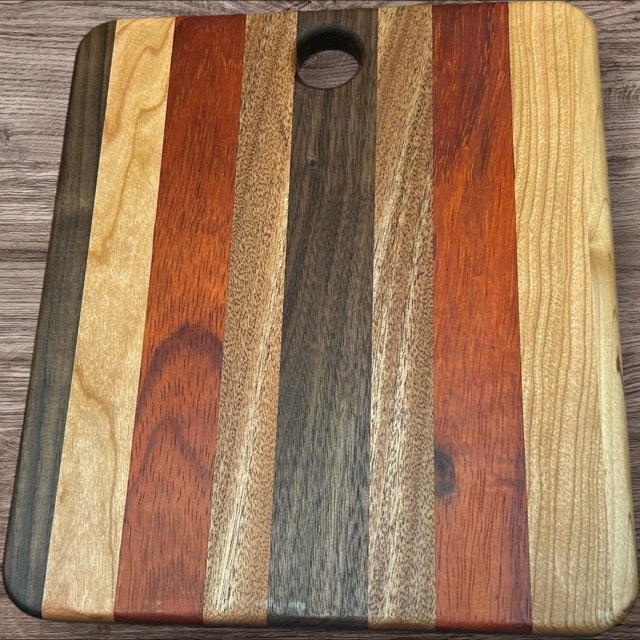 Exotic Hardwood Cutting Board - CUB-SQ019