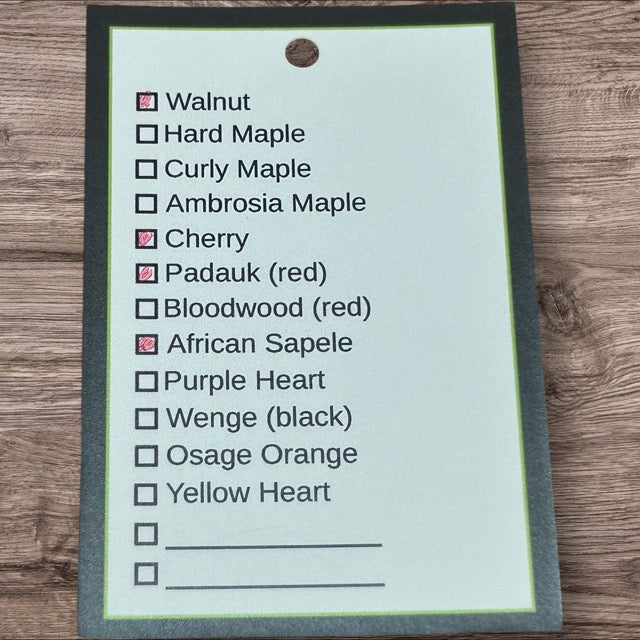 Exotic Hardwood Cutting Board - CUB-SQ019