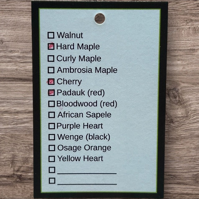 Exotic Hardwood Cutting Board - CUB-SQ024