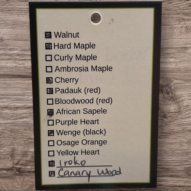 Exotic Hardwood Cutting Board - CUB-SQ031