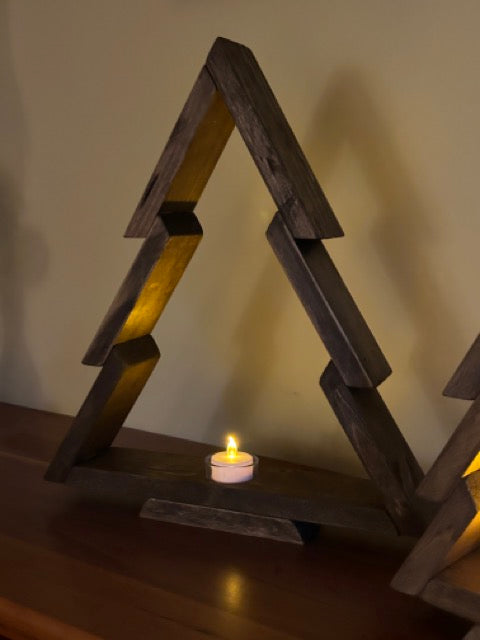 Rustic Christmas Tree Set - Walnut & Special Walnut