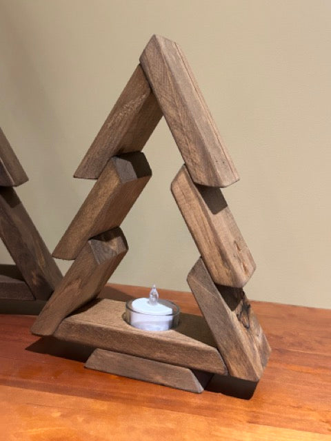 Rustic Christmas Tree Set - Walnut & Special Walnut