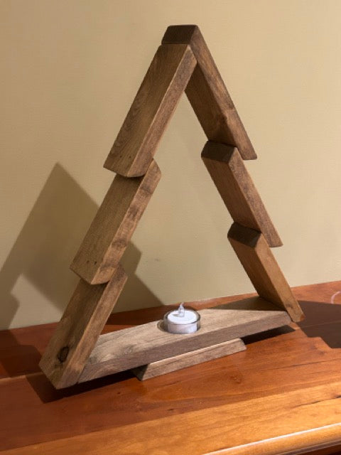 Rustic Christmas Tree Set - Special Walnut & Walnut