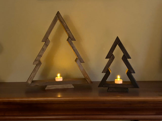 Rustic Christmas Tree Set - Special Walnut & Walnut