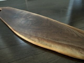 Extra Large!  Curly Black Walnut Charcuterie Board - CHAR-024