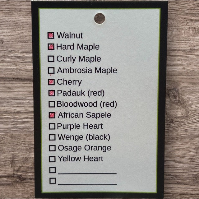 Exotic Hardwood Cutting Board - CUB-SQ021